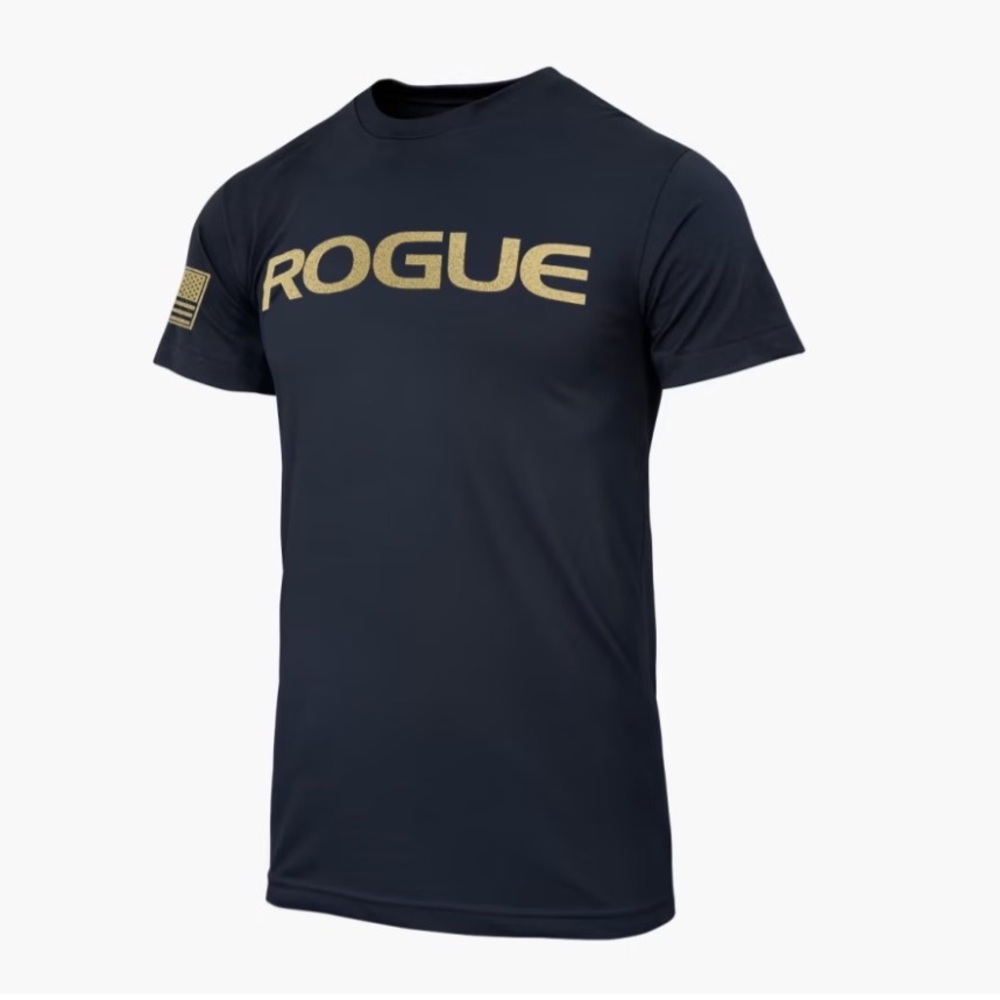 Rogue Basic Shirt Blue and Gold